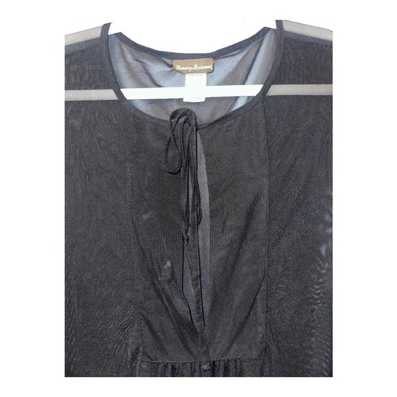 Tommy Bahama Black Sheer Swimsuit Coverup, Small - Picture 6 of 8